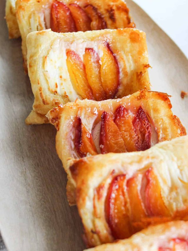 Peach Puff Pastry